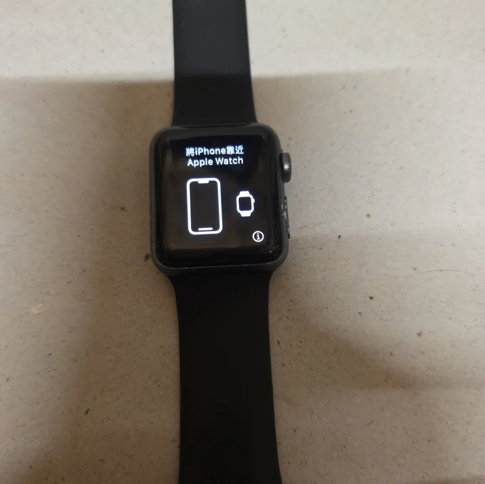 Apple Watch Series 3 38mm Wifi GPS And Bluetooth Black And Gray